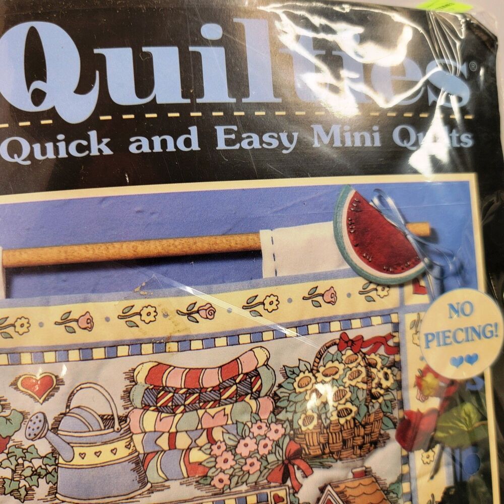 NEW Mini Quilt Kit Printed Design Sewing COUNTRY PLEASURES 72162 Dimensions - Picture 3 of 8
